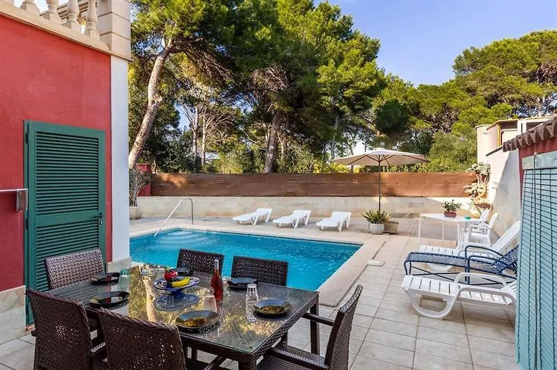 House With 3 Bedrooms In Llucmajor, With Wonderful Sea View, Private Pool Vr Tolleric